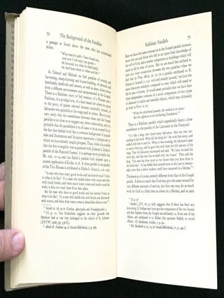 The Parables of the Synoptic Gospels; A Critical Study