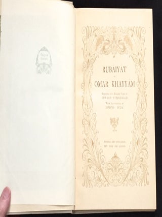 Rendered into English Verse by Edward Fitzgerald With Illustrations by Edmund Dulac