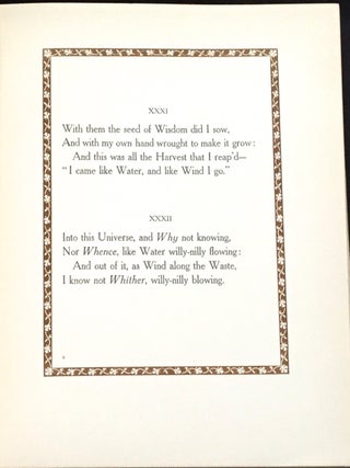 Rendered into English Verse by Edward Fitzgerald With Illustrations by Edmund Dulac