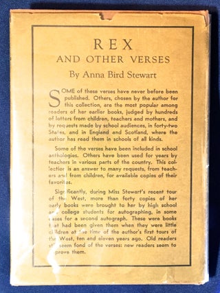 REX; And Other New and Old Verses for Boys and Girls