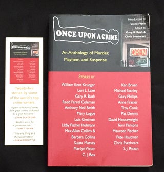 Item #299 ONCE UPON A CRIME; An Anthology of Murder; Mayhem, and Suspense. Gary R. Bush, eds...