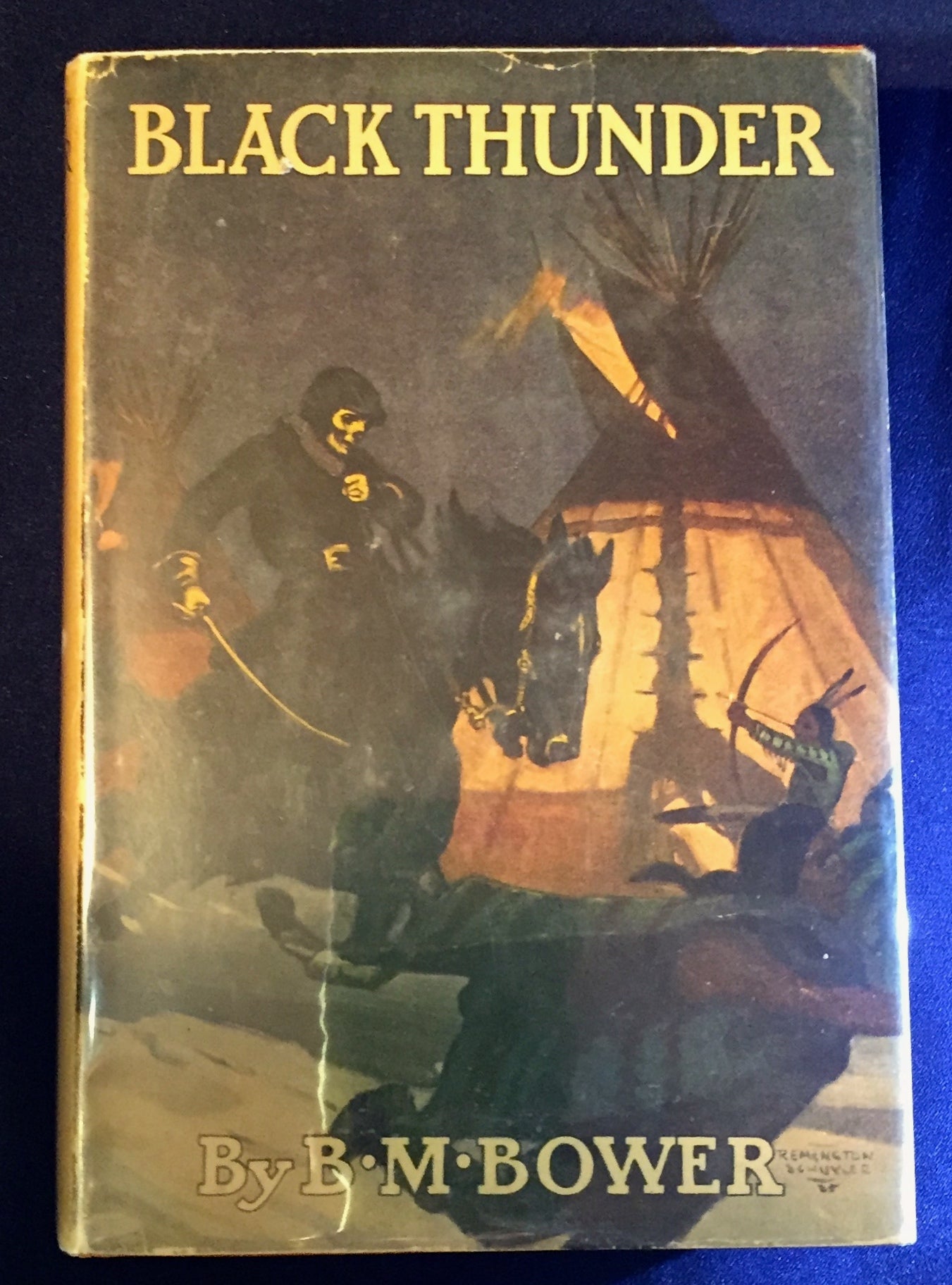 BLACK THUNDER; By B. M. BOWER | B. M. Bower | G&D Reprint