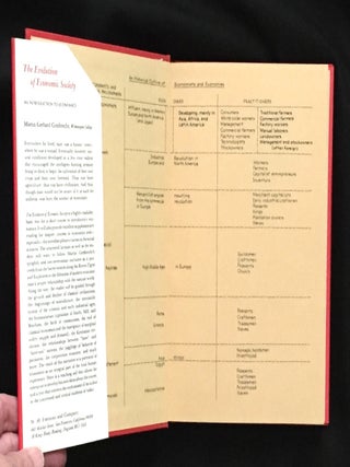 THE EVOLUTION OF ECONOMIC SOCIETY; An Introduction to Economics