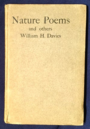 Item #3205 NATURE POEMS and others; By William H. Davies. William H. Davies