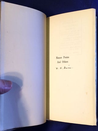NATURE POEMS and others; By William H. Davies
