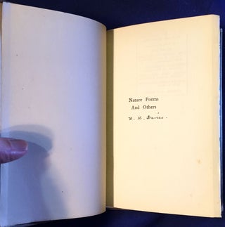 NATURE POEMS and others; By William H. Davies