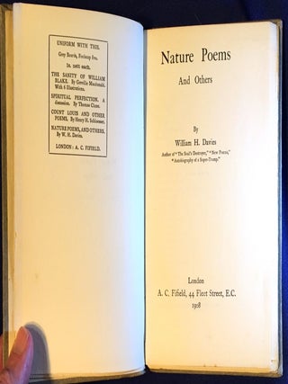 NATURE POEMS and others; By William H. Davies