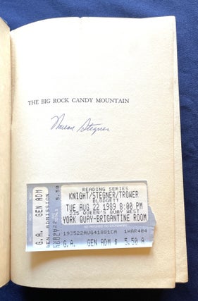 Item #3216 THE BIG ROCK CANDY MOUNTAIN. Wallace Stegner