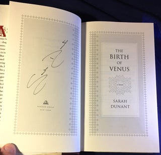 THE BIRTH OF VENUS; a novel