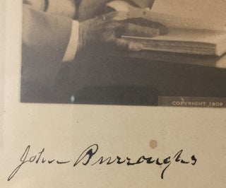 JOHN BURROUGHS' SIGNED PHOTOGRAPH