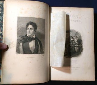 THE COMPLETE WORKS OF LORD BYRON; from the Last London Edition / Now First Collected and Arranged, and Illustrated / With All The Notes / by Sir Walter Scott, Francis Jeffrey ... Hobhouse ... Leigh Hunt...Ugo Foscolo ... Mrs. Shelley ... Lady Blessington ... Stanhope ... et al.