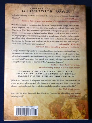 GLORIOUS WAR; The Civil War Adventures of GEORGE ARMSTRONG CUSTER