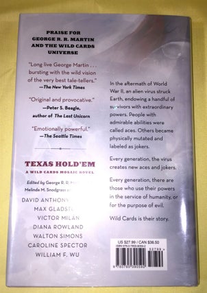 TEXAS HOLD'EM; Edited by George R. R. Martin; assisted by Melinda M. Snodgrass / A Wild Cards Mosaic Novel / Written by David Anthony Durham, Max Gladstone, Victor Milán, Diana Rowland, Walton Simmons, Caroline Spector, William F. Wu
