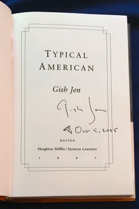 TYPICAL AMERICAN; Gish Jen