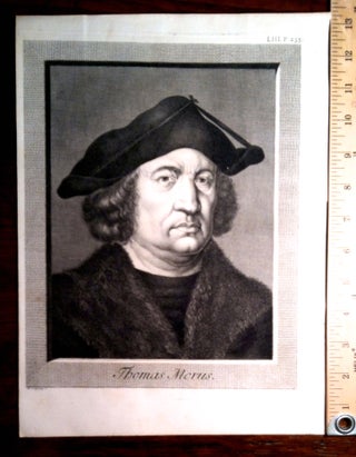 Item #381 Thomas Morus. Portrait, Thomas MORE, J H. Lips