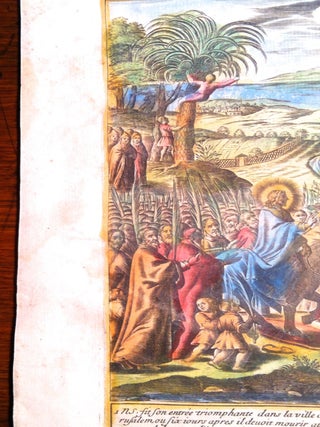 Jesus fait son entree dans la ville de Jerusalem