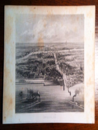 Item #399 Chicago. Map, Chicago Bird's-eye View