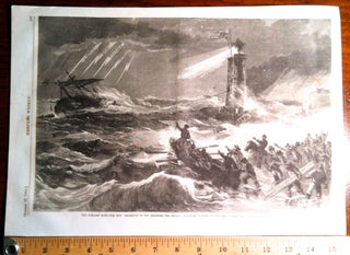 Item #400 Chicago Wreckers Rescue Shipwreck. Print, Shipwreck, Rescue