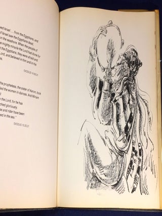 PEOPLE OF THE BOOK; An Artistic Exploration of the Bible / Edited and Designed by David Foster / With Contribution by Teddy Kollek