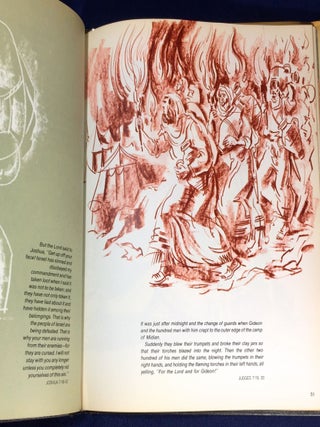 PEOPLE OF THE BOOK; An Artistic Exploration of the Bible / Edited and Designed by David Foster / With Contribution by Teddy Kollek