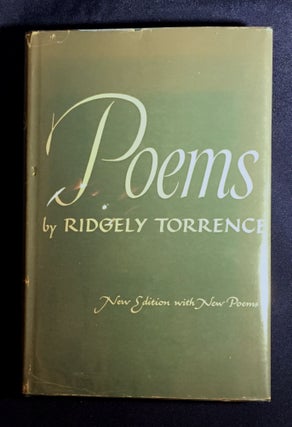 Item #4091 POEMS; by Riidgely Torrence / New Edition with New Poems. Ridgely Torrence