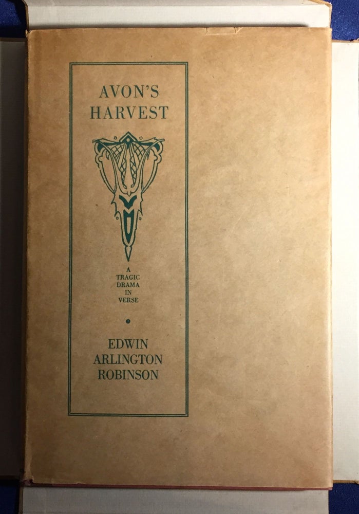 Item #4096 AVON'S HARVEST; By Edwin Arlington Robinson. Edwin Arlington Robinson.