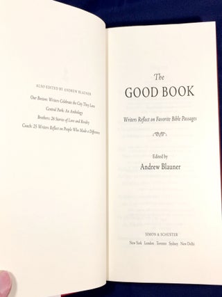 THE GOOD BOOK; Writers Reflect on Favorite Bible Passages
