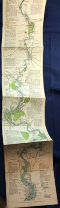 THE OARSMAN'S AND ANGLER'S MAP OF THE RIVER THAMES; New Edition
