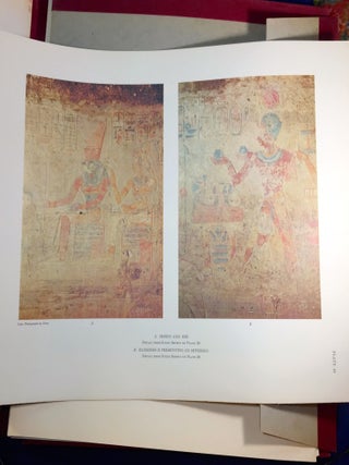 THE BEIT EL-WALI TEMPLE OF RAMESSES II; Joint Expedition 1960/62 with the Schweizerisches Institute für Ägyptische Bauforshung und Altertumskunde in Kairo / By Herbert Ricke, George R. Huges, and Edward F. Wente