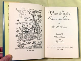 MARY POPPINS OPENS THE DOOR; by P. L. Travers / Illustrated by Mary Shepard and Agnes Sims