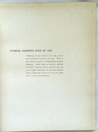 THE REAL DICKENS LAND; and an Outline of Dickens' Life