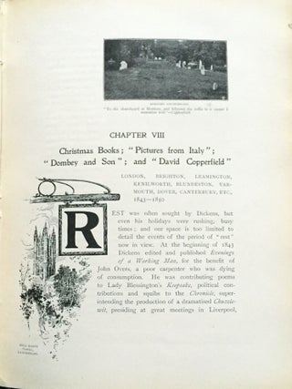 THE REAL DICKENS LAND; and an Outline of Dickens' Life