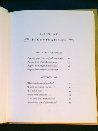 A MURDER, A MYSTERY and a MARRIAGE; By Mark Twain / Foreword and Afterword by Roy Blount Jr. / Illustrations by Peter de Sèvre