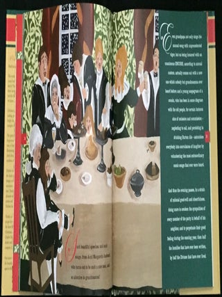 A CHRISTMAS DINNER; by Charles Dickens / Foreword by Peter Ackroyd / Illustrations by Sharon Stein / Recipes by Alice Ross /