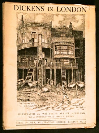 Item #496 DICKENS' LONDON; Illustrated. Charles Dickens, Francis Miltoun