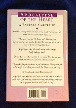 APOCALYPSE OF THE HEART; Barbara Cartland