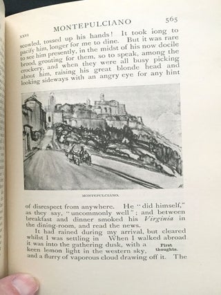THE ROAD IN TUSCANY; A Commentary / With Illustrations by Joseph Pennell