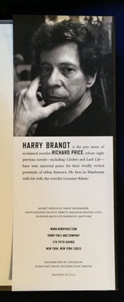 THE WHITES; Richard Price writing as Harry Brandt
