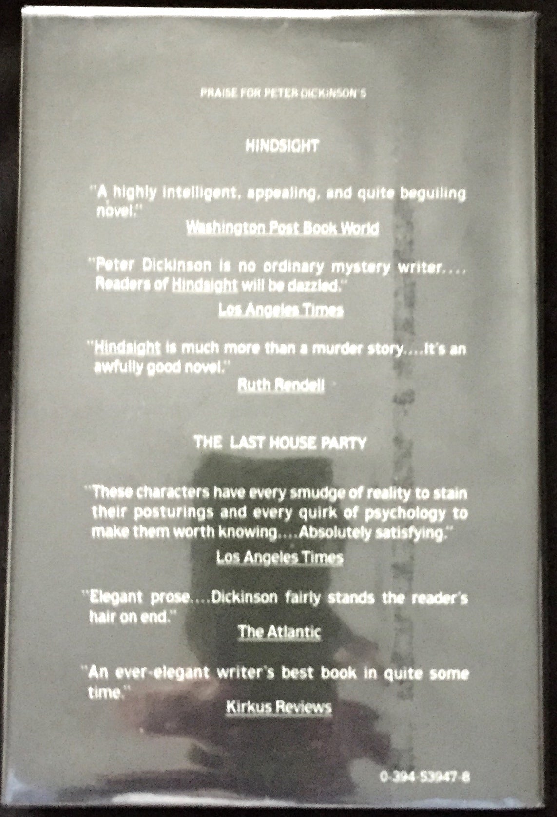 DEATH OF A UNICORN Mystery, Peter Dickinson First American Edition