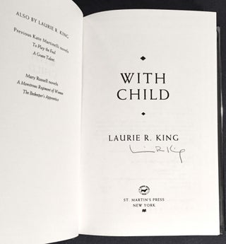 WITH CHILD; Laurie R.King
