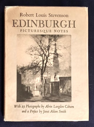Item #5297 EDINBURGH; Picturesque Notes / Robert Louis Stevenson / With twenty-three Photographs...