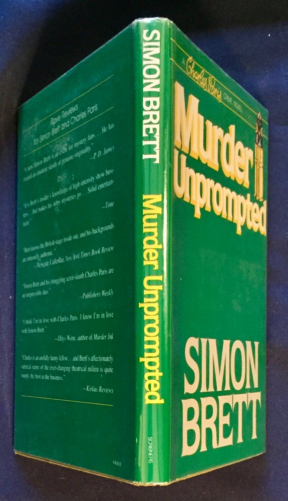 Item #5343 MURDER UNPROMPTED; A Charles Paris Novel. Simon Brett.
