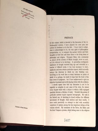 INDIAN PHILOSOPHY; By S. Radhakrishnan