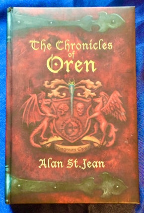 Item #5646 THE CHRONICLES OF ØREN; Cover design by Libby Caruth Krock / By Alan St. Jean. Alan...