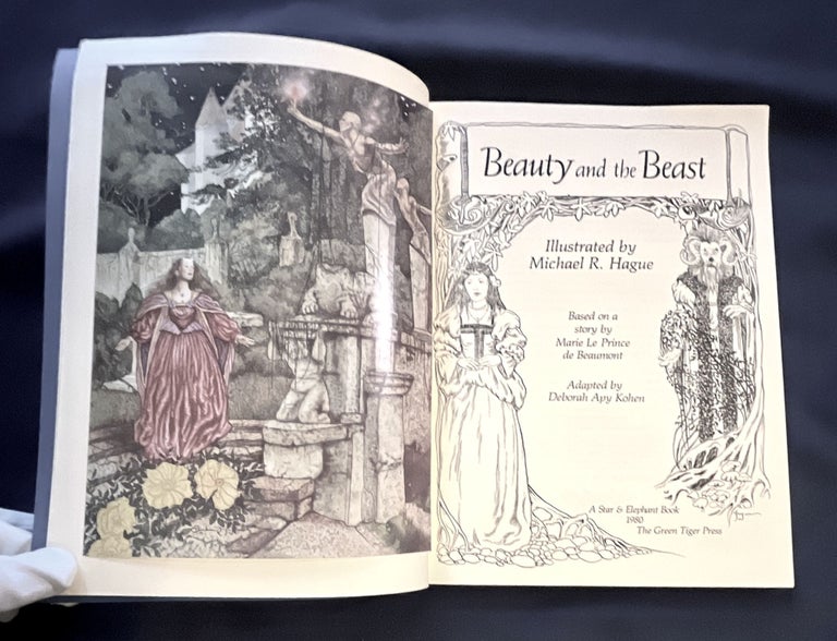 Item #5657 BEAUTY and the BEAST; Illustrated by Michael Hague / Based on a story by Marie Le Prince de Beaumont / Adapted by Deborah Apy Kohen. Michael Hague, Marianna Mayer.