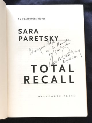 TOTAL RECALL; A V. I. Warshawski Novel