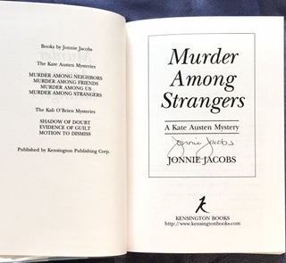 MURDER AMONG STRANGERS ; A Kate Austen Mystery