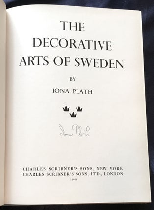 THE DECORATIVE ARTS OF SWEDEN; By Iona Plath