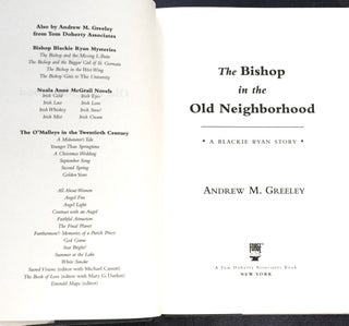 THE BISHOP IN THE OLD NEIGHBORHOOD; A Blackie Ryan Story