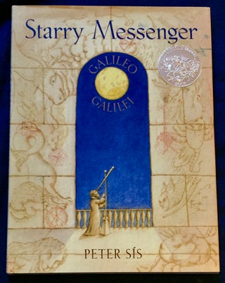 Item #5821 STARRY MESSENGER; A book depicting the life of a famous scientist - mathematician -...
